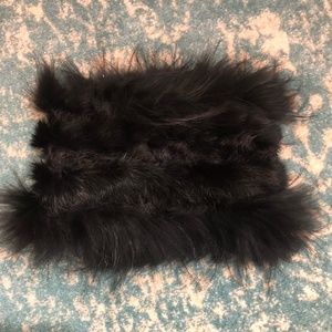 Fur neck warmer